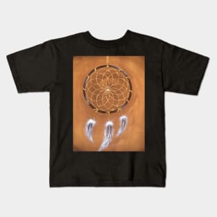 Sacred geometry - dream catcher with torus Kids T-Shirt